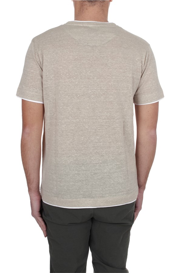 Bob T-Shirts Short sleeve t-shirts Man LIN VR0273 NATURALE 2 