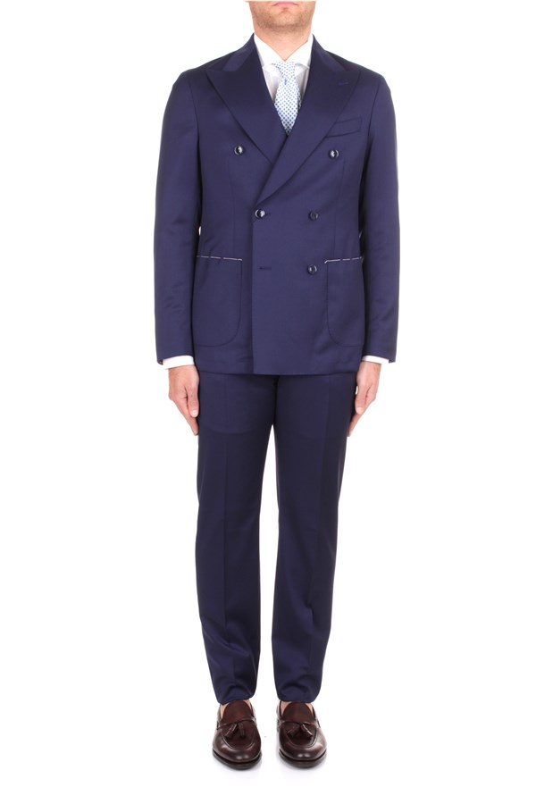 Michi D'amato Suits Double-breasted blazers Man F88/0 VBC02 100 0 