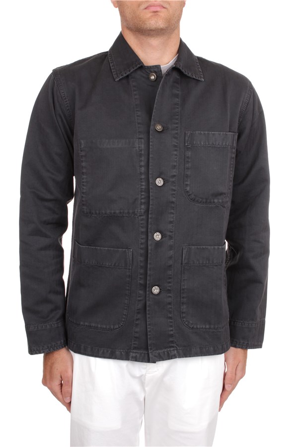 Chesapeake's Outerwear Lightweight jacket Man JOE HERRINGBONE BLACK 0 